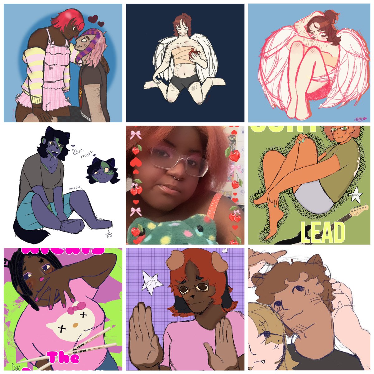 UNTRAIN3D's tweet photo. art vs artist (some of my favorite art from this year :3) https://t.co/bYsR4G2jK5