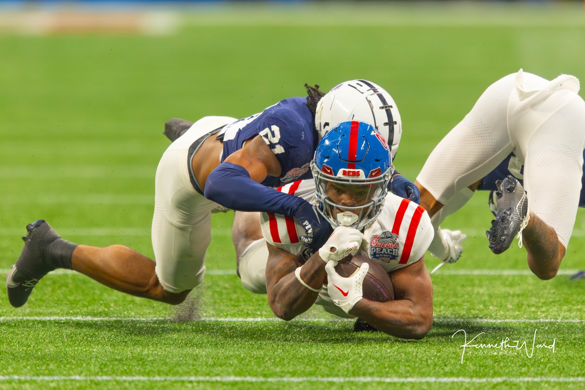 WardPhoto1's tweet photo. No. 11 Ole Miss ends season with a 38-25 win over No. 10 Penn State at the Peach Bowl NCAA college football game, Saturday, Dec. 30, 2023, in Atlanta. (Photos Rome News-Tribune / Ken Ward)
@romenewstribune @CFAPeachBowl https://t.co/vkSq41EWoS