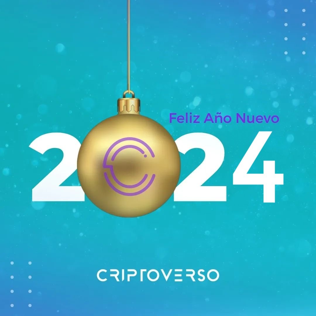 CriptoVersoVen's tweet image. Feliz año 2024 les desea todo el equipo de CriptoVerso. 

&quot;Siempre en Positivo&quot;.

#Criptoverso #Criptomonedas #btc #ethereum  #felizaño2024