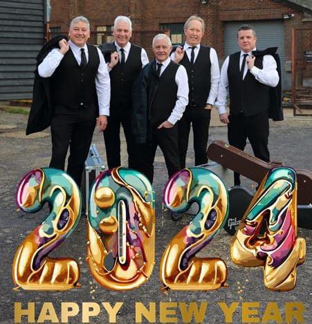 Wishing you all a very happy & healthy New Year and hope to see you at a show in 2024. #thehollies #holliestribute #hijackedhollies #60smusic #livemusic #thehijackedhollies #music #gig #harmonies #guitar #bass #drums #keyboards #heaintheavyhesmybrother #tributeact #newyear #2024