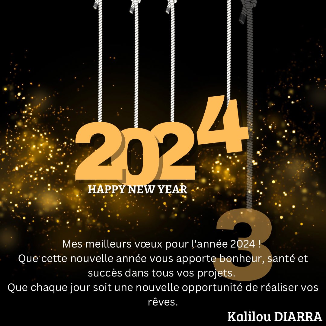 KalilouDIARRA15's tweet photo. #HappyNewYear #HappyNewYear2024 https://t.co/Hl7h8unZnf