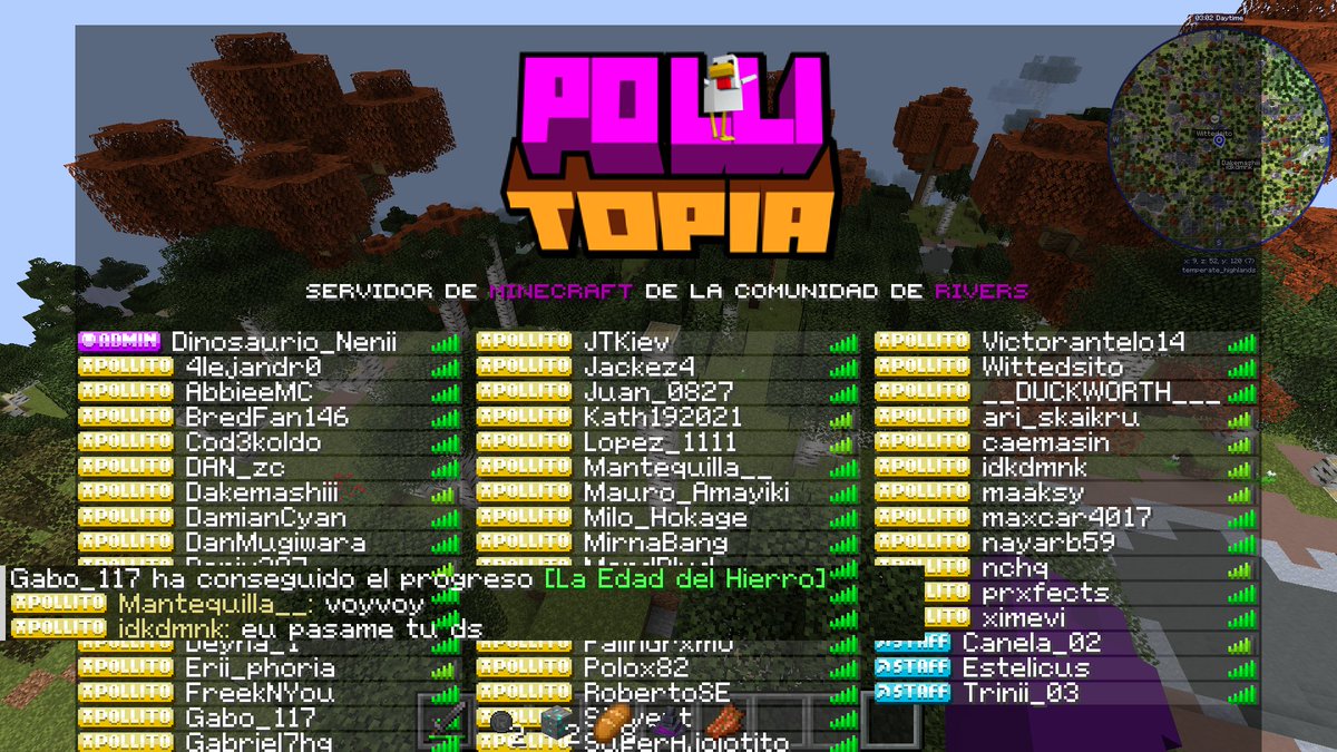 Gracias a las personas que estuvieron este 2023 conmigo en especial a los que me ayudaron ha crear <a href="/PollitopiaSV/">Pollitopia Server ⛏️</a>  que es uno de los proyectos mas grandes que he echo para la comunidad de Rivers  ,es mi idea ,mi sueño y mi bebe, pero sola jamás hubiera podido sacarlo adelante 🫶