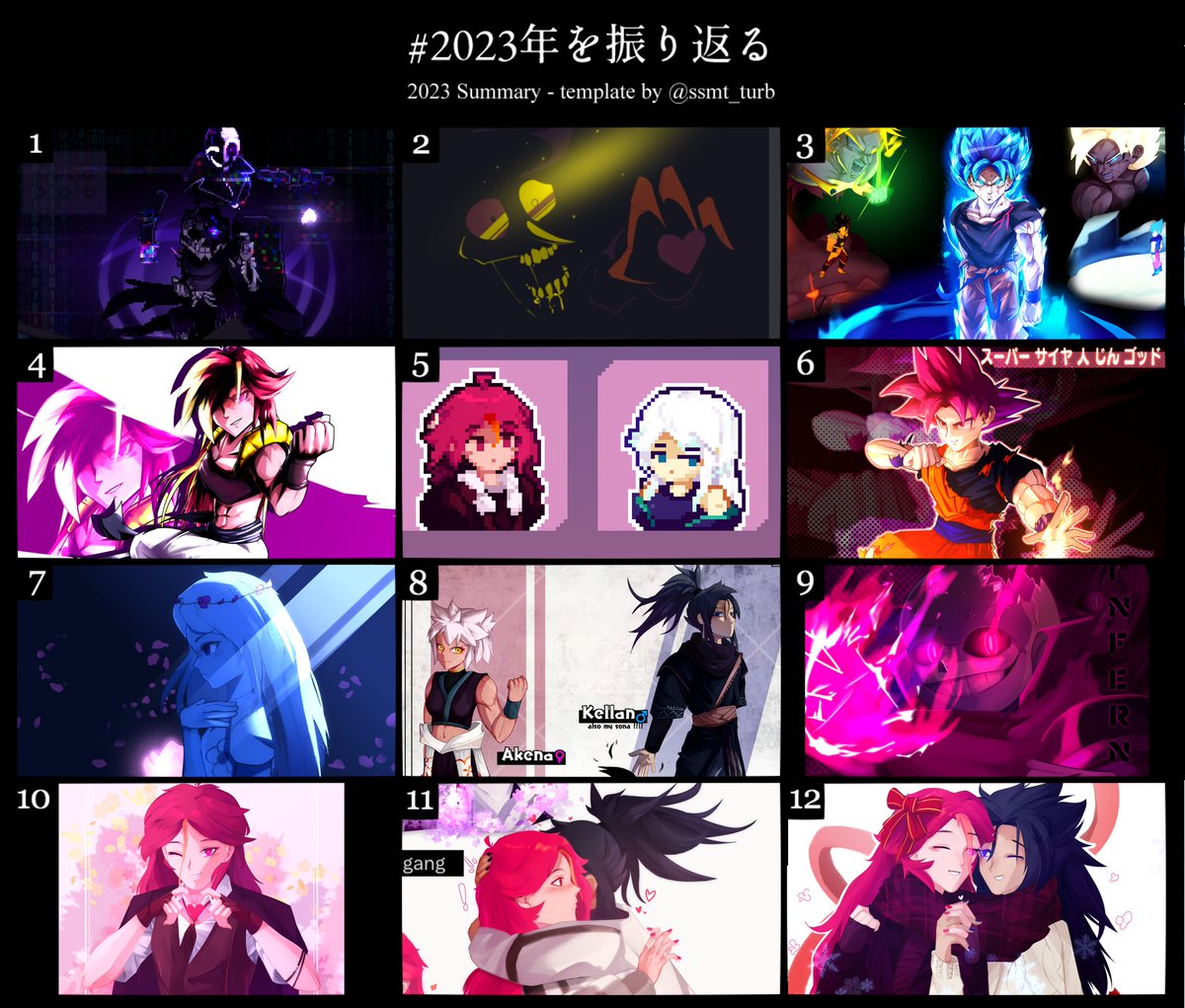 Happy new year!!! Little #artsummary2023 as celebration (this took me way too long sobbing) Thank you @/ssmt_turb for making it easy for me 🙏