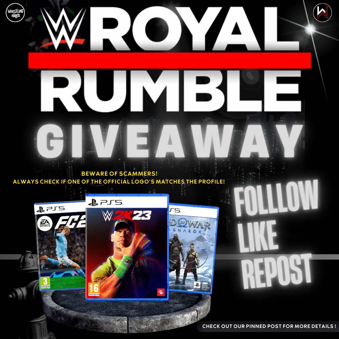 WrestleIsh's tweet photo. HAPPY NEW YEAR! 🎇🎇

We're celebrating the new year by doing our first ever #RoyalRumbleGiveaway! Enter now in 3 easy steps!

✔ Follow
✔ Like
✔ Repost

We'll be giving away 30 #RoyalRumble entries over the next month so stay tuned! More details below 👇👇👇 https://t.co/YPMPZZK4bZ