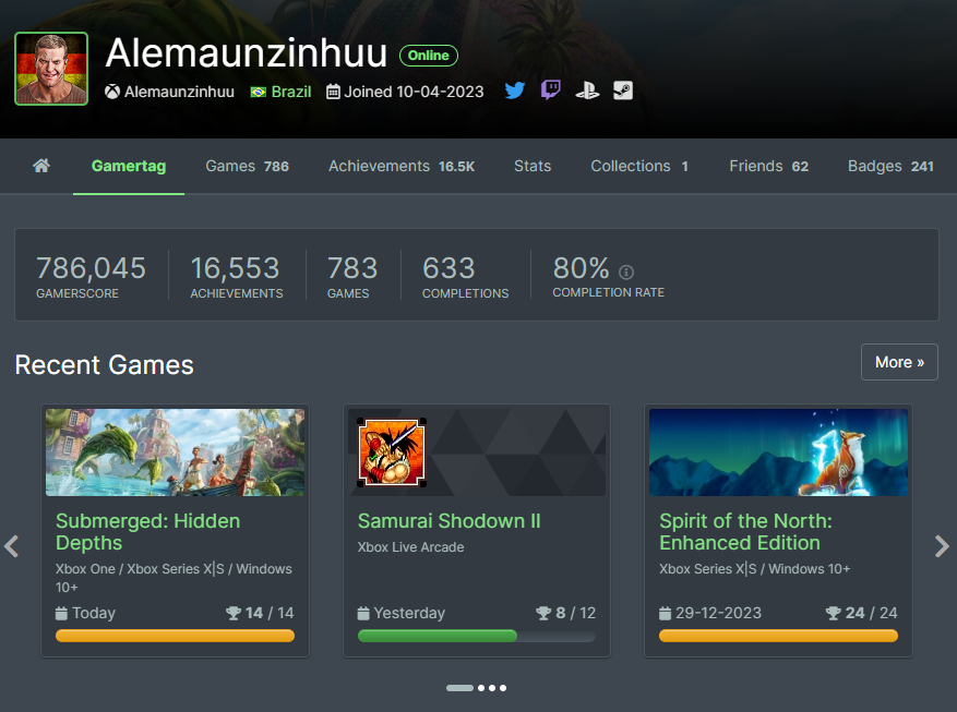 <a href="/xboxuk/">Xbox UK</a> 786K, Thank you <a href="/gamertagnation/">Gamertag Nation</a> for the wonderful website 😎✌️