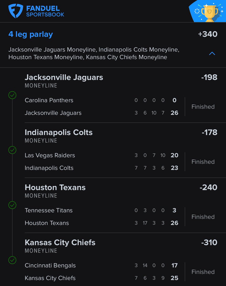NaesSports's tweet photo. CASHED! 💰🏆

CASHED TWO POSTED PLAYS TODAY! 💯 💯 

✅ +431
✅ +340 

#GamblingX #GamblingTwitter #SportsBettor #SportsBetting #DraftKings       #FanDuel #PrizePicks #football #espnbet #nfl https://t.co/tQ6Zk8d1oV
