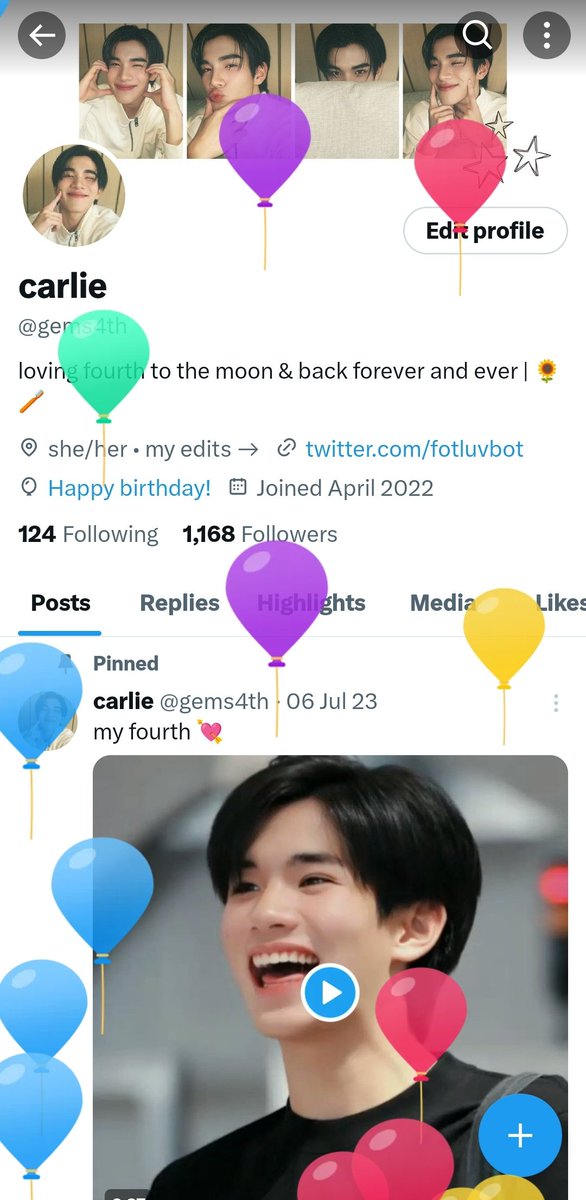 gems4th's tweet photo. happy birthday to me 🫶 idk if you guys remember me but can you drop any cute fot pics/clips for me if you see this today ❤️‍🩹 https://t.co/WUk1pgg8F1