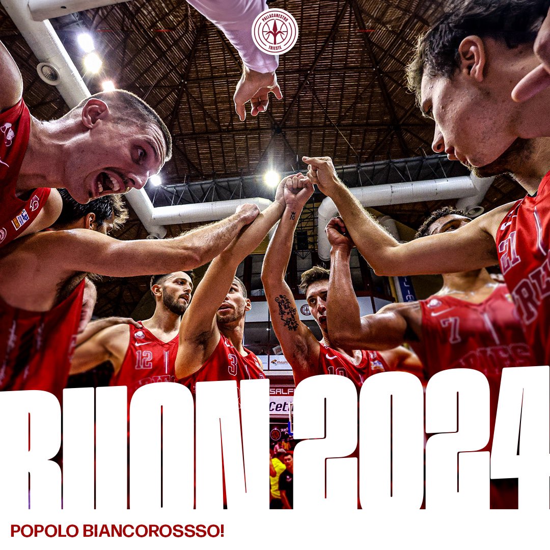 PallTrieste's tweet photo. 🎆 A tutti i nostri tifosi biancorossi, auguriamo un meraviglioso 2️⃣0️⃣2️⃣4️⃣! ⁣
⁣
Grazie per il vostro continuo supporto. 🤍❤️⁣
⁣
#BuonANno #HappyNewYear #2024 #pallacanestrotrieste #trieste https://t.co/CrQ4h6SPy0