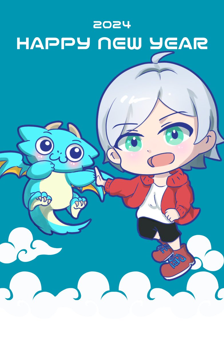 「あけましておめでとうございます(*'∀`) 」|高橋ぺんたごんのイラスト