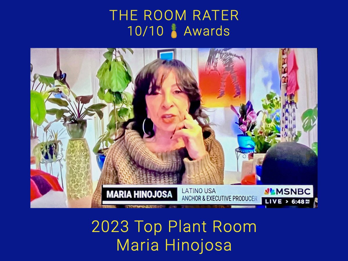 The 2023 Room Rater Award for Top Plant Room goes to @Maria_Hinojosa