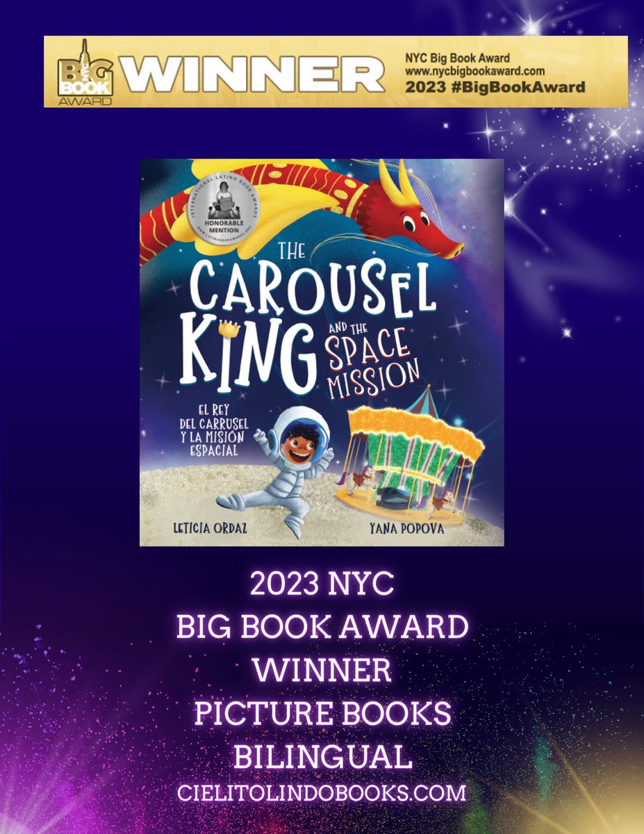 We are ending the year with another big win for one of our most popular books. It’s a book about believing in yourself and all you can accomplish. It’s validation that the world needs our stories. We can’t wait keep writing and inspiring young minds. Thank you for your support.