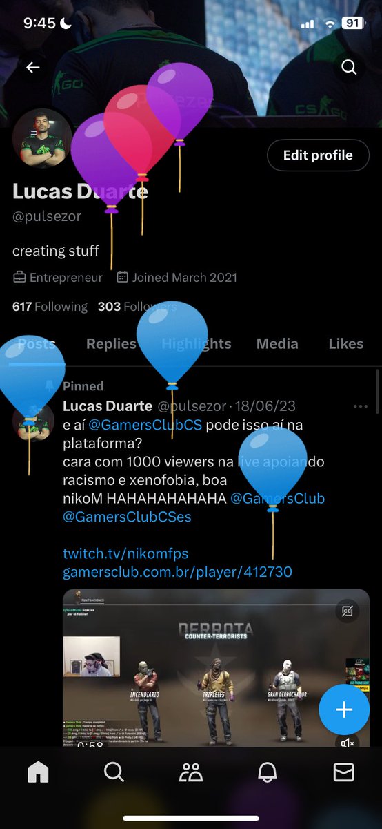 subiu balão 🥳🥳 +1 🙏🏻