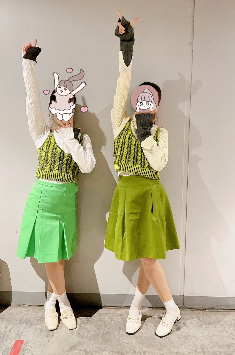 PTA1227's tweet image. すみっコディスコあ〜ちゃんコス同士で撮影🩵💛🩷
 #prfm  #CODEOFPERFUME