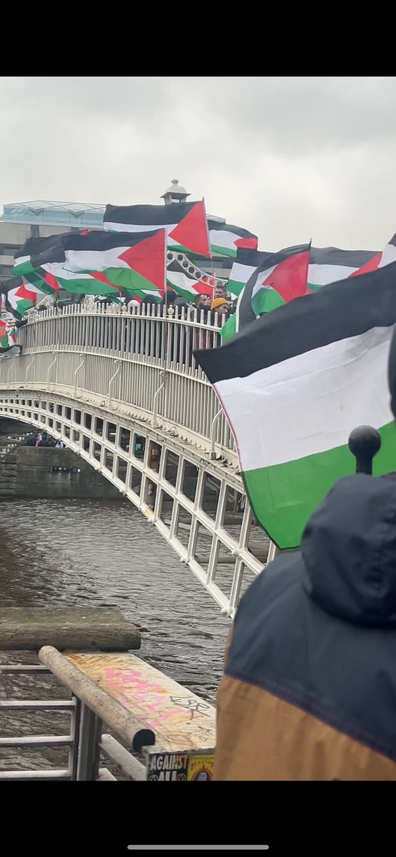 _Tiocfaidh_ArLa's tweet photo. Dublin today, my Comrades with me, always on the right side of humanity! Free FreePalestine ❤️🖤🤍💚 https://t.co/4aMwtMq1d8