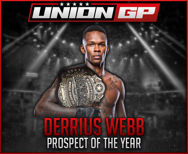 Union_GP's tweet image. With 57.1% of the votes, the 2023 Prospect of the Year Award goes to Derrius Webb!