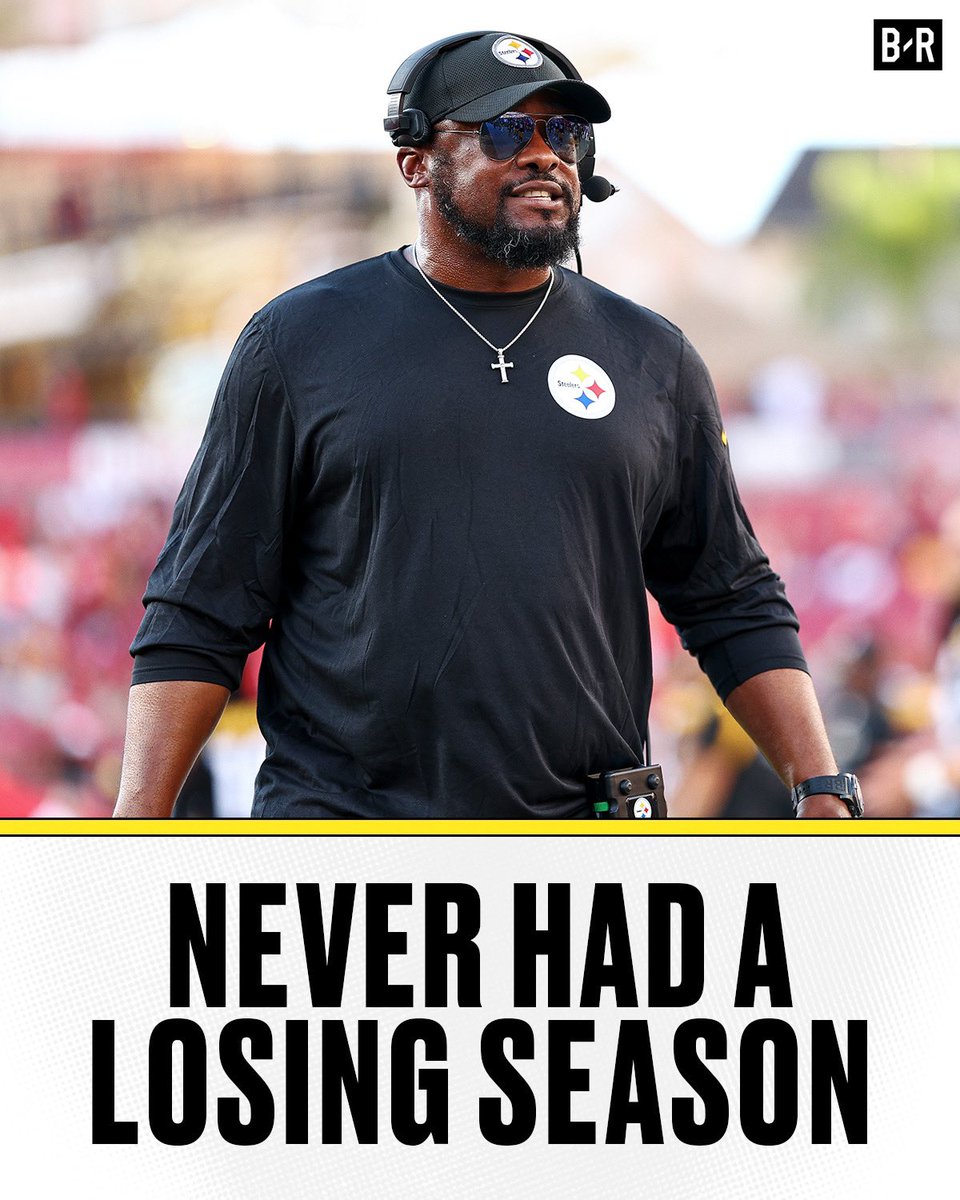BleacherReport's tweet photo. Mike Tomlin has had 17 CONSECUTIVE WINNING SEASONS 😳 https://t.co/OHYfbHssC7