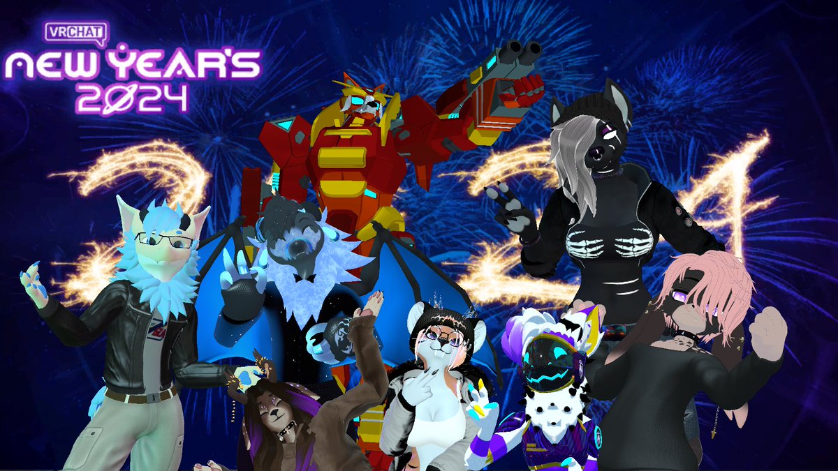 cyrus_protogen's tweet image. Happy New Years from this dipshit protogen.
To my dearest friends, you are greatest group of people i know and im so incredibly thankful to have you all in my life. Thank you so much for such an incredible year, wishing you all the best going forward into 2024.