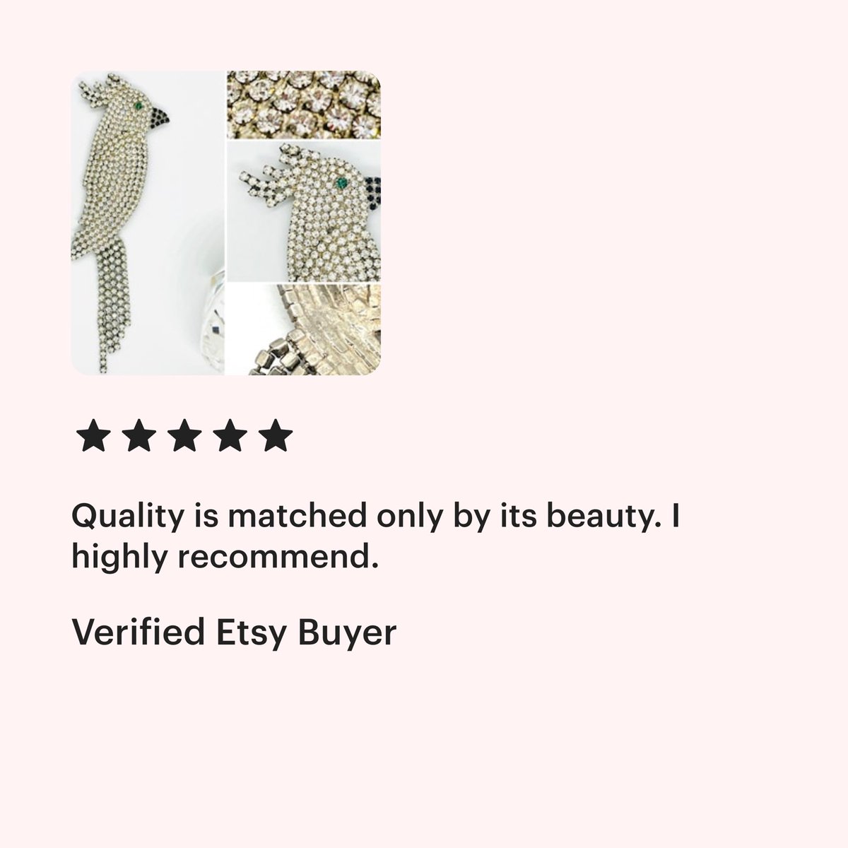 Thank you for the kind review ✨ bobbydazzlersjewelry.etsy.com #etsy #vintagejewelry #funjewelryfinds #uniquejewelry #mhhsbd #craftbizparty