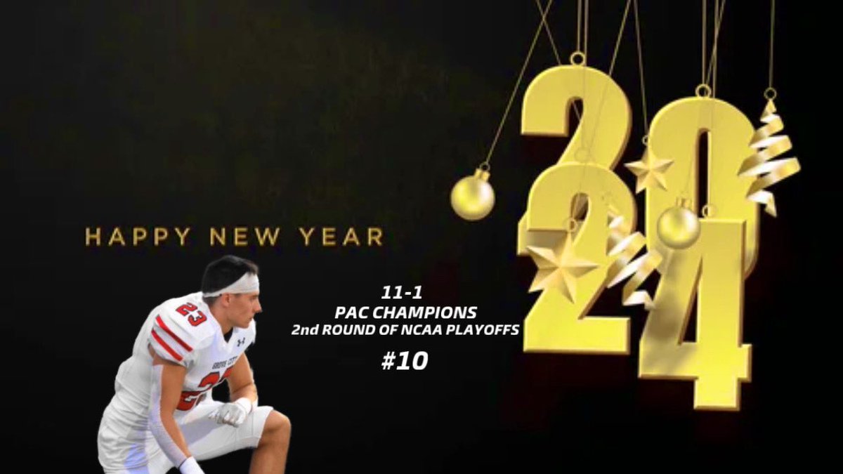 2023 - PAC Champions✅
NCAA Playoff Appearance ✅
Nationally Ranked ✅

What will 2024 bring us? 
We can’t wait to see! 2023 was fun! 

2024? Just keep building!