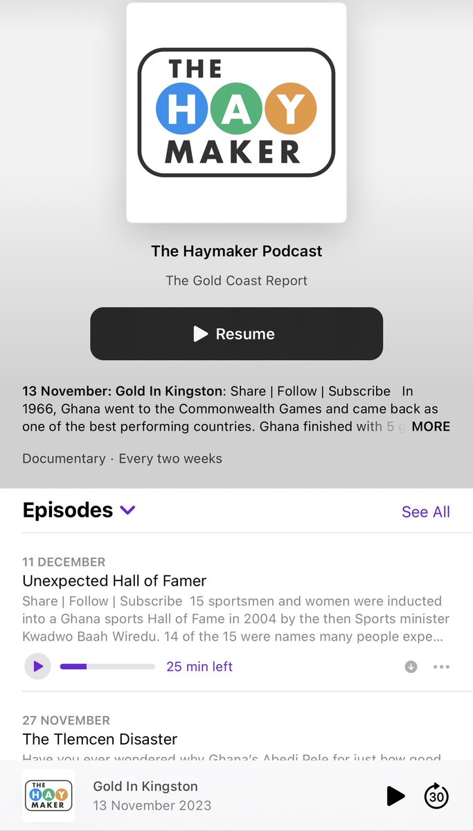 theyawofosu's tweet photo. Starting this was one of the few high points for me this year. If you ever took time off to listen, thank you. Next year, thereโll be more exciting stories. #TheHaymaker ๐ค https://t.co/Baw5pwtFMt