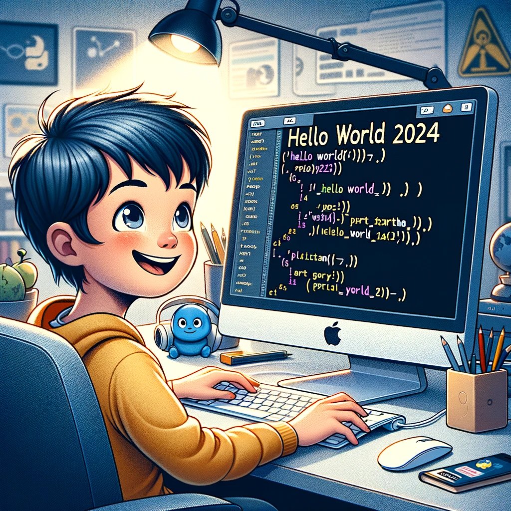 whizz_step's tweet photo. We start our journey of 2024 with the command line
print("Hello World 2024")

#Python #HappyNewYear2024 #ArtificialIntelligence #India #Europe #America https://t.co/BUR1tce26B
