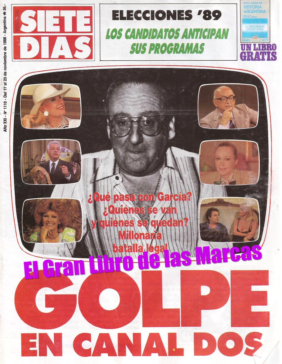 EGLDLMarcas's tweet photo. @atrapamepasado Nota de revista Siete Días de Noviembre de 1988, a los pocos días de desatado el conflicto #elgranlibrodelasmarcas https://t.co/8jM4jwRPKs