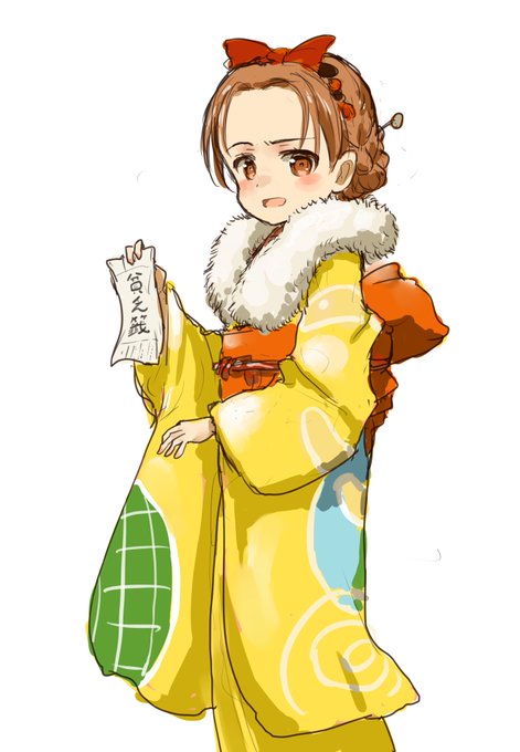 #角谷杏生誕祭2024 「今年の活躍は後輩ちゃんに譲るよ」な会長。あけましておめでとうございます。 