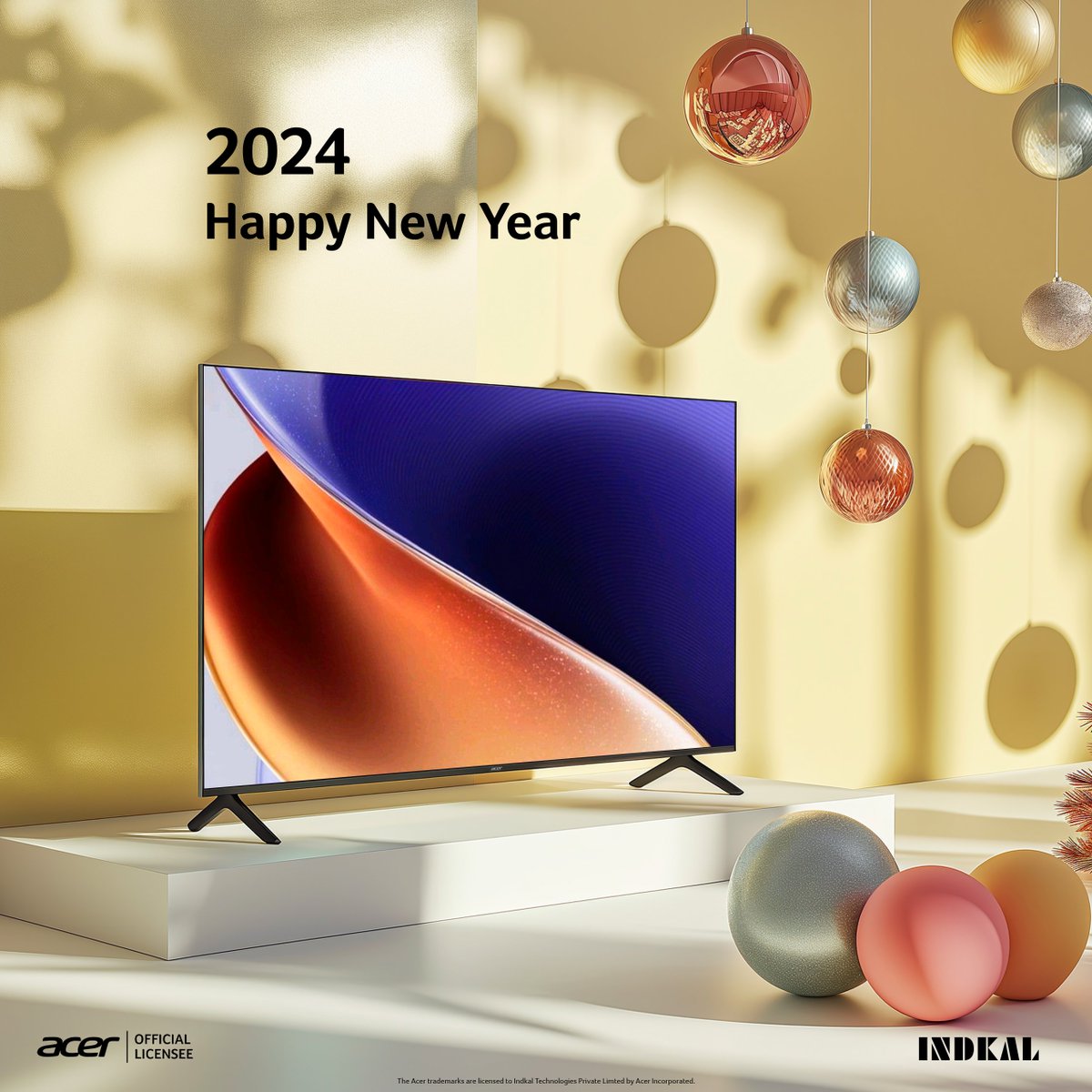 As the clock strikes midnight, we embark on a journey into a #NewYear filled with hope, harmony, and happiness. Wishing you a 2024 where technology connects us, dreams thrive, and hearts overflow with joy. #HappyNewYear from our family to yours! 

#NewYear2024 #AcerTelevisions