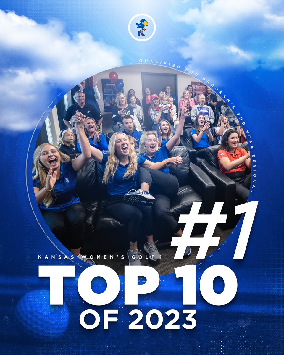 The day that topped them all. Our #1 moment from 2023 🫡

For just the second time in program history (first since 2014) our team punched a ticket to an NCAA Regional appearance in Athens, Georgia!

Thank you all for following along with our Top 10 Moments of 2023 ❤️

#RockChalk