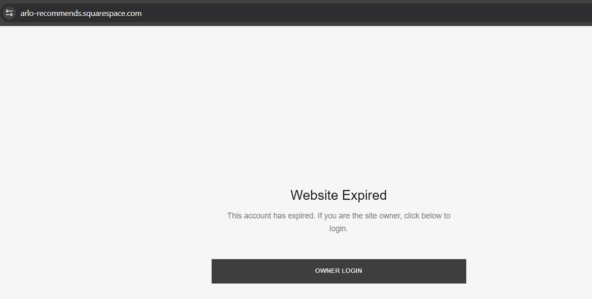 Apologies that the Arlo Recommends site is still down, got some