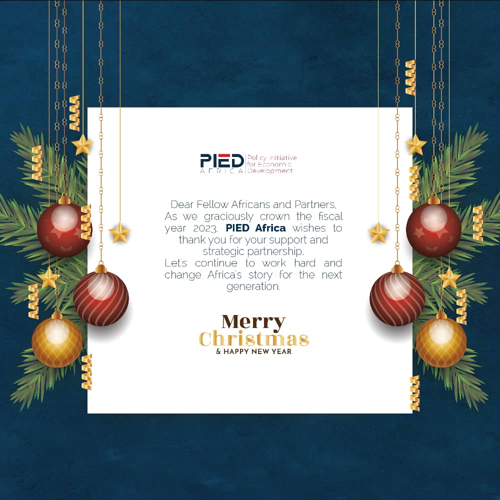 🚀 Graciously closing Fiscal Year 2023! Huge thanks to our incredible African community &amp; partners. Your support is the wind beneath our wings as we rewrite Africa's narrative. Onward together for a brighter future! 💪🌍 #PIEDAfrica #Agenda2063 #AfricaWeWant