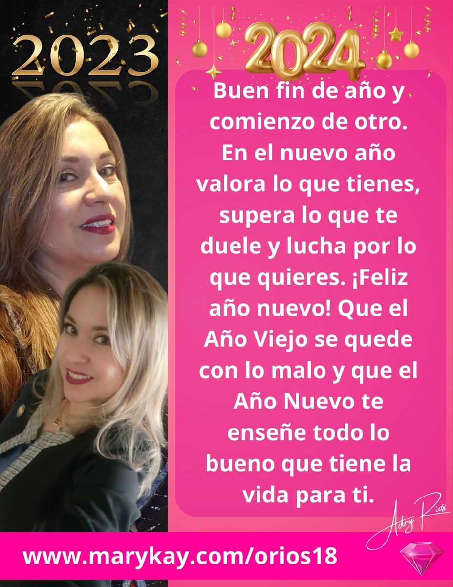 SoyAdryRios's tweet photo. Buen fin de año y comienzo de otro.
#AdryRios #mujermultifacéticapodcast #happynewyears2024 https://t.co/aMjWSiJBnX