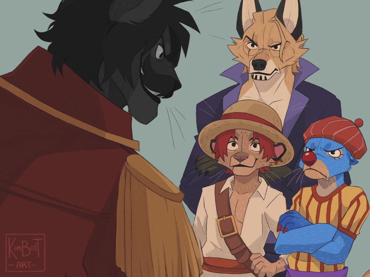 KimboltarT's tweet image. Buggy and Shanks mink/furry