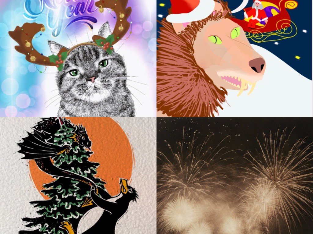 Thank you for the lovely gifts. 😻🐾🔥☃️🎄❄️
<a href="/Kouwalsen/">Kuzma</a> 
<a href="/alevART_eth/">AlevART</a> 
<a href="/Lanka_Lesedium/">Lanka L.</a> 
<a href="/TheCircleArt/">The Circle Art Studio NFT</a>