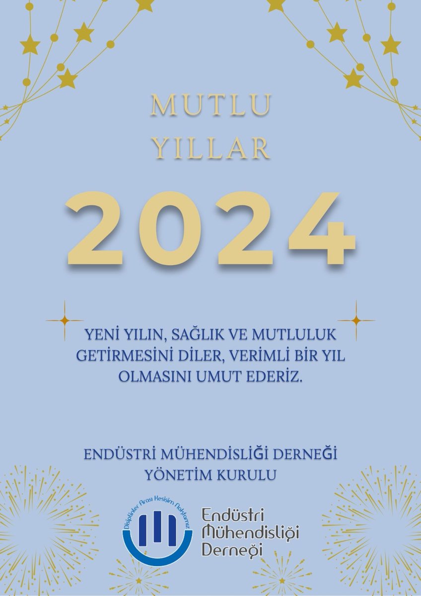 Endüstri Mühendisliği Derneği (@endmuhder) on Twitter photo 