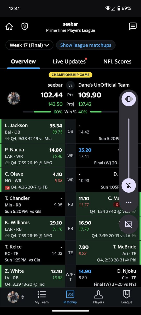 notseebar's tweet photo. @PaulCharchian Same opponent in 2 leagues. https://t.co/cdCsGm4fxb