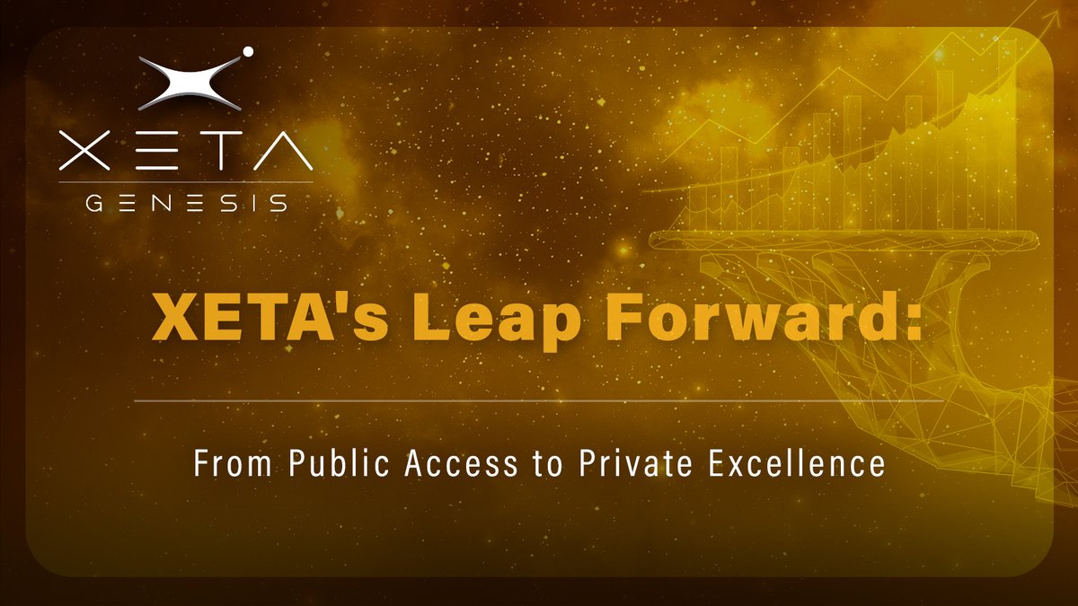 XETA's Leap Forward: From Public Access to Private Excellence

Read the article now!

🔸 medium.com/@xetallc/xetas…