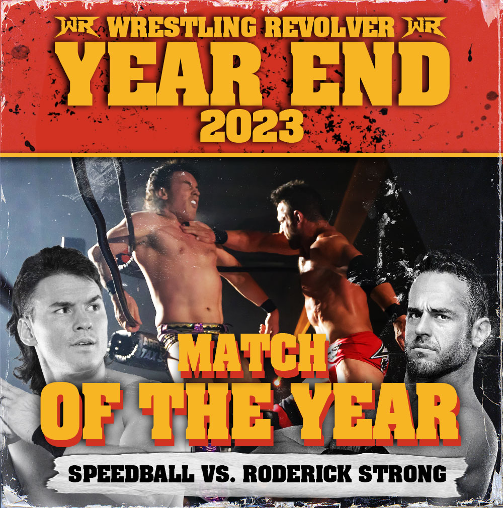[BREAKING] Speedball Vs. Roderick Strong is your 2023 Match of the Year with 28% of the Vote! 🔺 Runner Up: Biller Starkz Vs. Marina Shafir - 18% 🔺 3rd Place: Rascalz Vs. SGC - 17% #RevolverYearEndAwards WATCH FULL MATCH FOR FREE ON YOUTUBE: youtube.com/watch?v=vIuO1n…