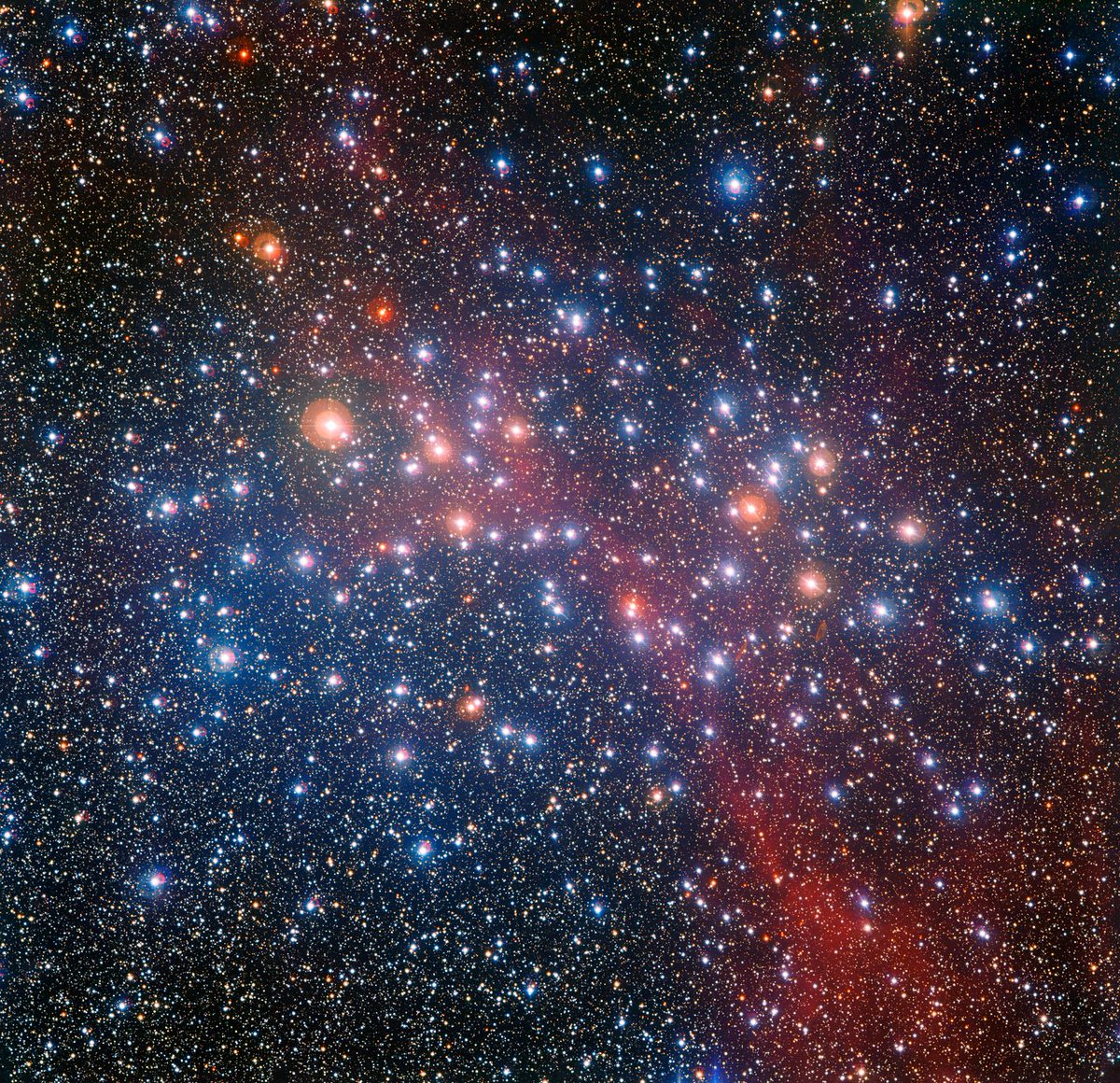 Happy New Year, y'all! Enjoy some celestial fireworks courtesy of our wonderful Creator.

This is the southern star cluster NGC 3532, considered middle-aged by cosmic standards, and still shining brightly and beautifully.

Believers, we should not lament the aging of the world or