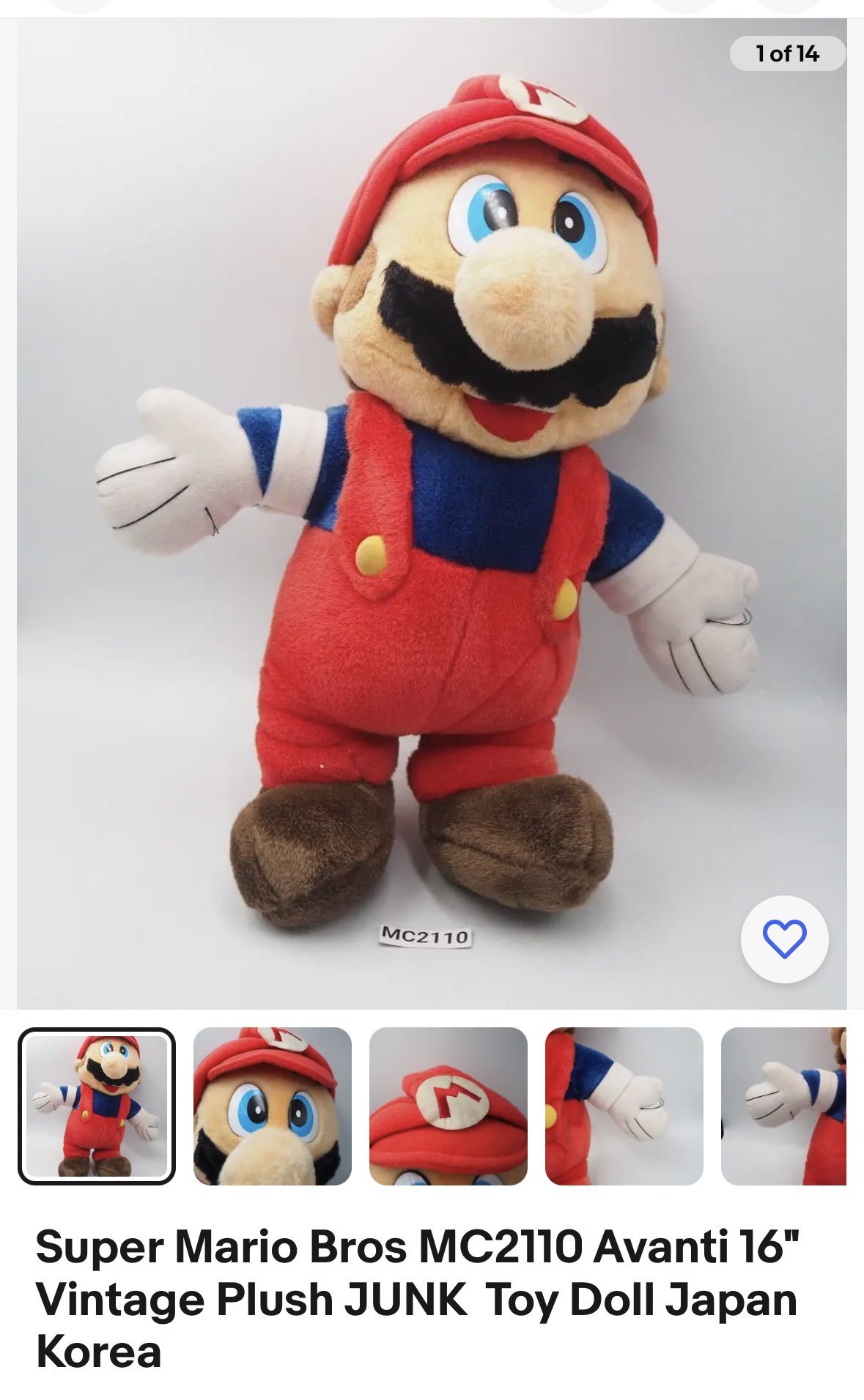 Avanti mario plush hotsell
