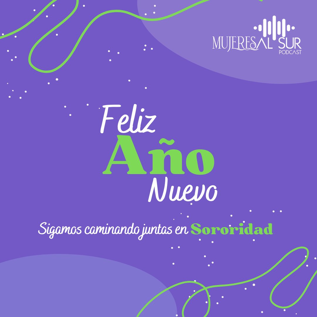 💜¡Fᴇʟɪᴢ Aɴ̃ᴏ Nᴜᴇᴠᴏ!💚
Sigamos caminando juntas en 𝗦𝗼𝗿𝗼𝗿𝗶𝗱𝗮𝗱. #𝕄𝕦𝕛𝕖𝕣𝕖𝕤𝔸𝕝𝕊𝕦𝕣 #𝐹𝑒𝑚𝑖𝑛𝑖𝑠𝑚𝑜𝑃𝑎𝑟𝑎𝑅𝑒𝑠𝑖𝑠𝑡𝑖𝑟 #Podcast