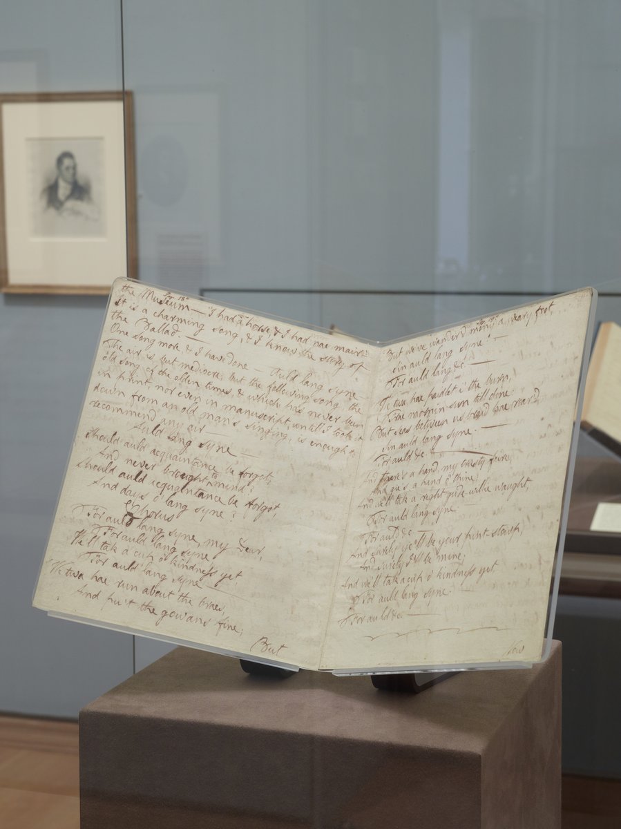 Should Old Acquaintance be forgot . . . Happy New Year's Eve from the Morgan! The full poem of Auld Lang Syne is handwritten here in this letter, from the creator Robert Burns to the Scottish music collector George Thomson. #NewYearsEve #AuldLangSyne