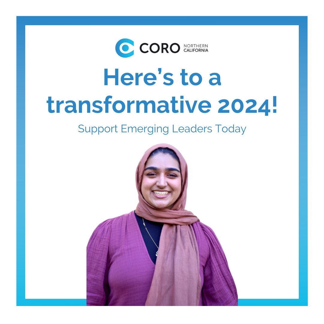 A thriving democracy requires leaders who can bridge divides and drive positive change. Your gift supports Coro's mission of equipping emerging leaders with essential skills. Let's end the year with the spirit of inward, outward, forward, together! bit.ly/3txQbkH