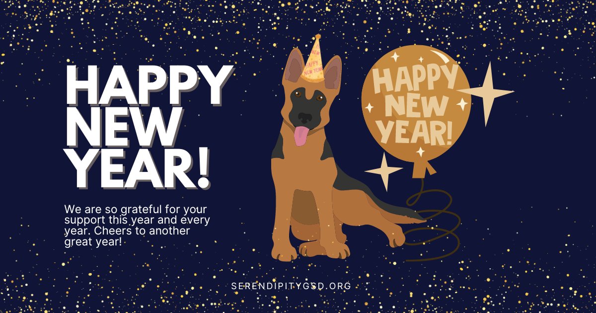 As the clock counts down to a brand-new year, we want to express our gratitude for you and everything you do to support our little rescue. Happy New Year!
Cheers!    
💚🥂🎉
#SGSDR #STLDogs #STLDogRescue #GSDRescue #GSDLove #HappyNewYear #2024