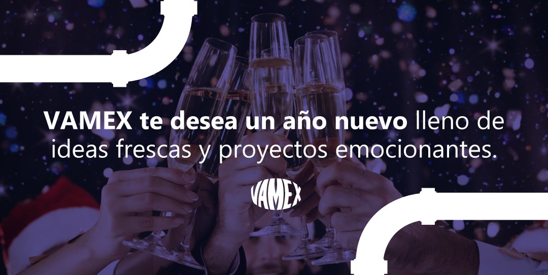 Vamex's tweet photo. ¡Que tengas un 2024 lleno de inspiración y éxitos!

#válvulas #constructoras #cuidemoselagua  #obras #filtros #agua #VAMEX #válvulasVAMEX #ingeniero #industrial #ahorrodeagua #ingenieria #fugadeagua https://t.co/HMU84HJDVc