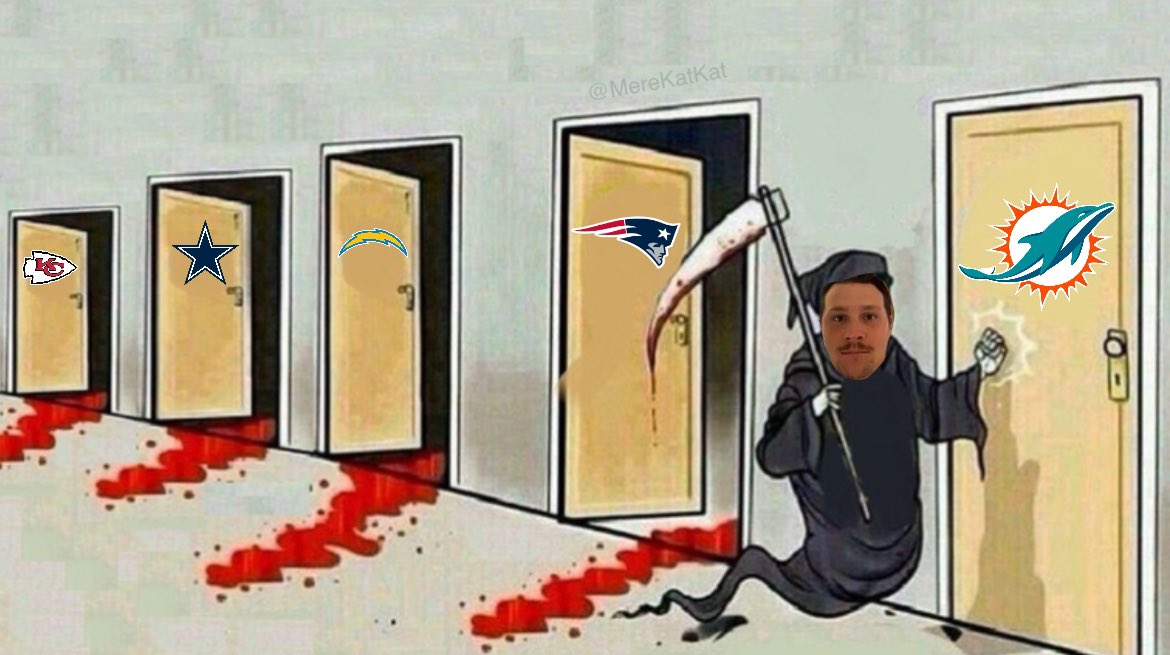 MereKatKat's tweet photo. KNOCK KNOCK BITCHES @MiamiDolphins 

#BillsMafia https://t.co/VQpkkjIAQF