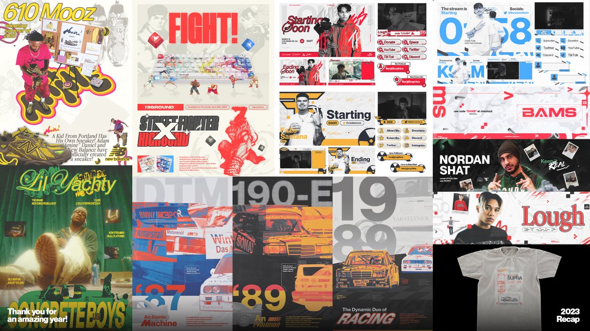 BenjiGraphics_'s tweet photo. 2023 Recap →

I wanna thank each and every single one of you for another incredible year!

A year full of opportunites, growth; to the clients I've worked with and those that have shown support, a huge thank you to all!

2024, we're going harder and better than ever! 🥂 https://t.co/WPSUKSpG0v