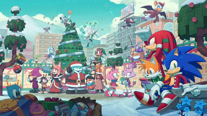 I am SO STUNNED with all the amazing projects I got to be a part of in 2023!I hope all of you look forward to whatever comes next! Here's to another year running with the blue blur! 