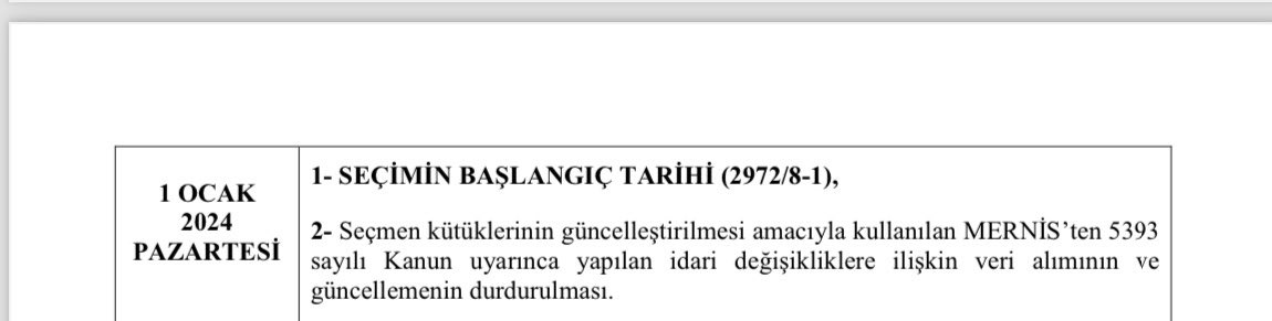 recepozel32's tweet photo. Seçim Takvimi;
1. GÜN
1 Ocak 2024 Pazartesi 
🇹🇷💡🇹🇷💡🇹🇷💡🇹🇷💡🇹🇷
📌Yeni yıl tüm milletimize güzellikler getirsin,
📌Yeni yılın ilk günü 31 Mart 2024 Pazar günü yapılacak olan Mahalli İdareler Genel Seçimi için hazırlanan 91 günlük seçim takviminin ilk günü.Hayırlı olsun.🇹🇷💡🇹🇷 https://t.co/AqqZqCvEmQ