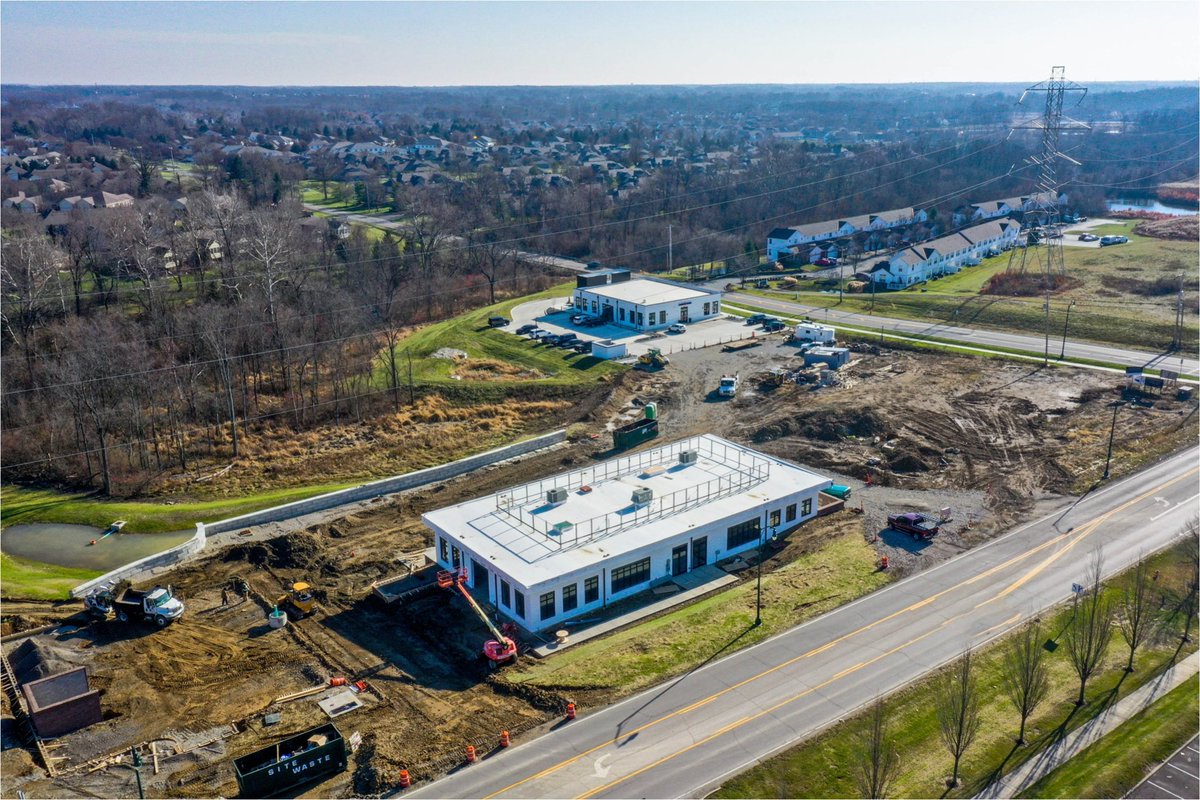 ChristoffGroup's tweet photo. Aerial View of Hondros Building  @ Hondros Crossing Project https://t.co/6JsYF5rWrw